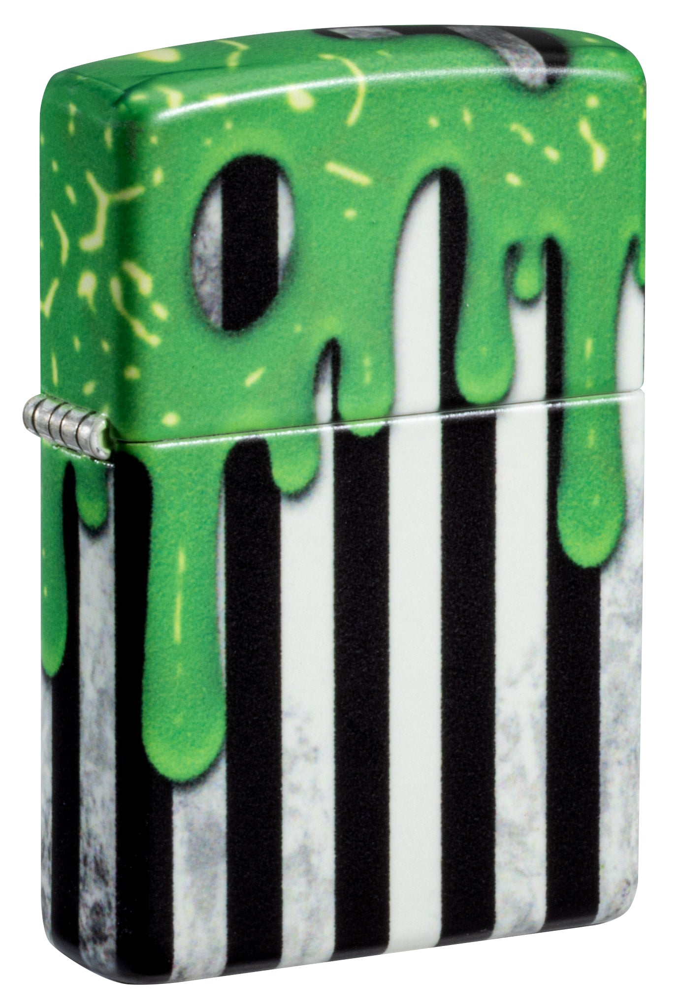 Zippo Glowing Goo Design Glow-in-the-Dark Green Windproof Lighter