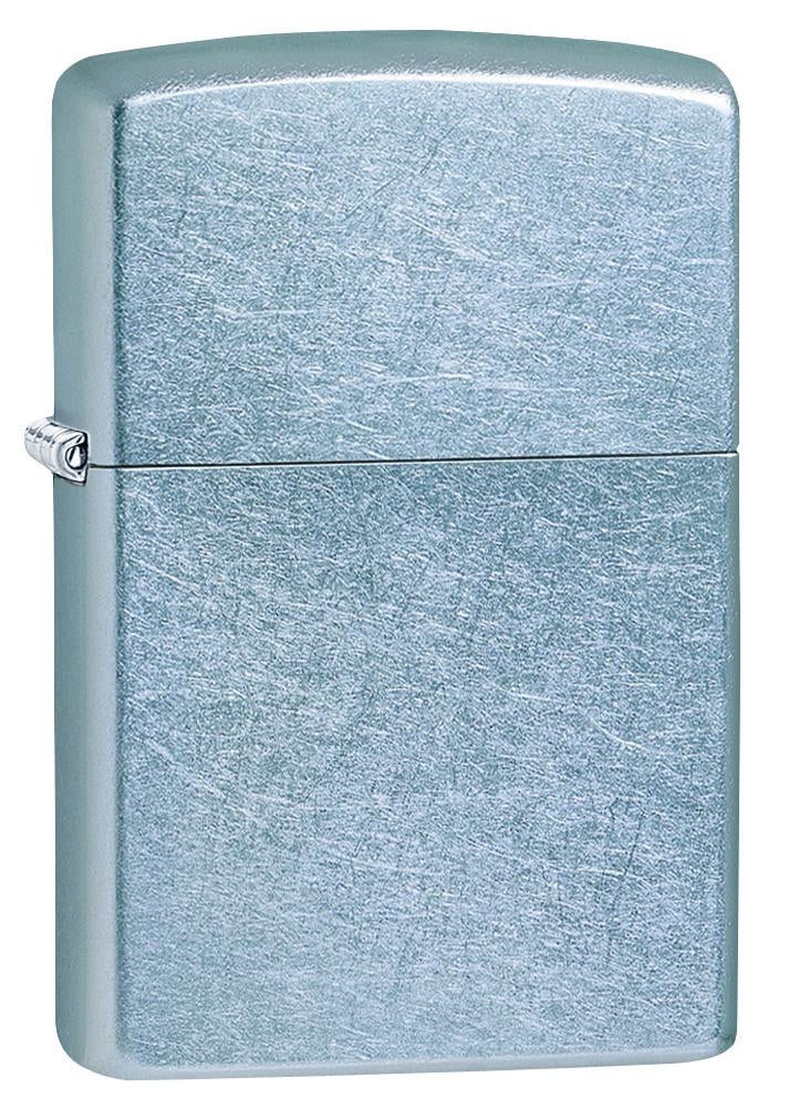 Street Chrome windproof lighter open and lit