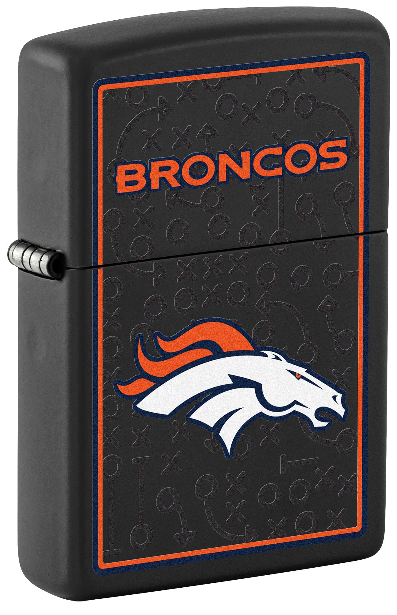 Zippo NFL Denver Broncos Black Matte Windproof Lighter – Zippo USA