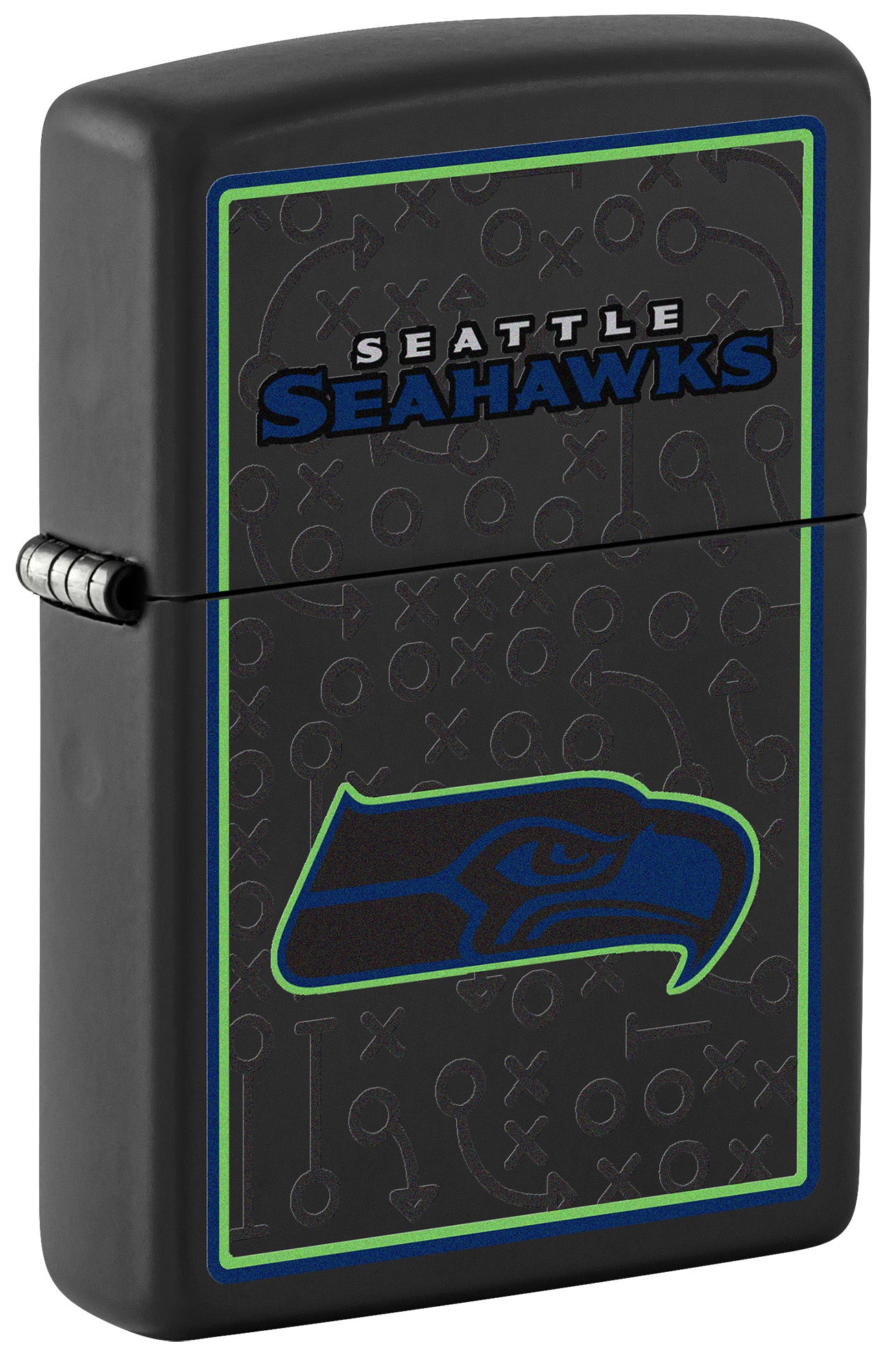 Zippo NFL Seattle Seahawks Black Matte Windproof Lighter – Zippo USA