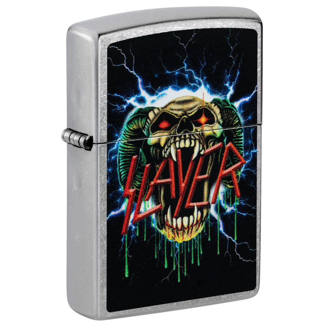 Zippo Slayer Snake Design Street Chrome Windproof Lighter – Zippo USA