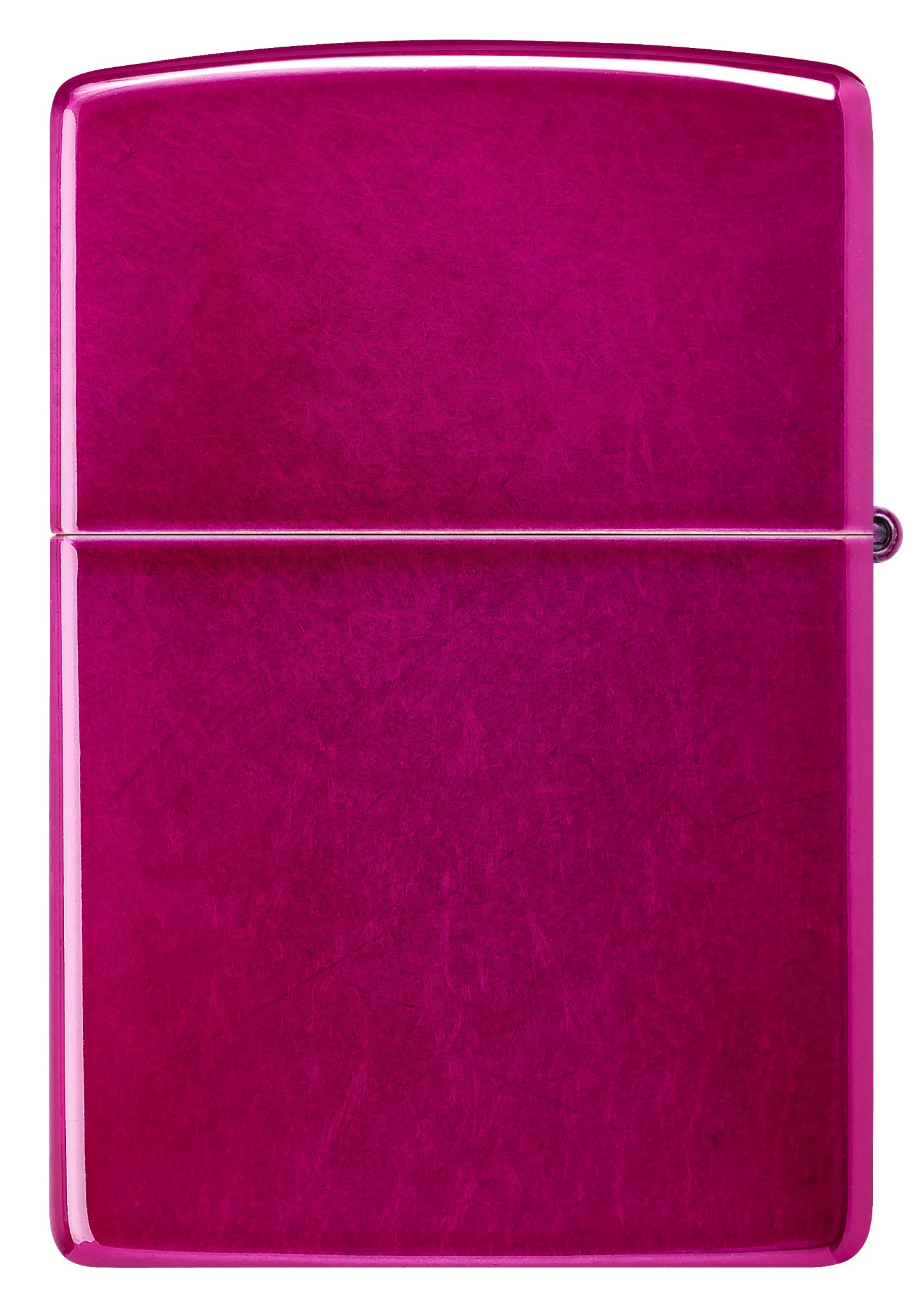 Back view of Zippo Classic Candy Raspberry Windproof Lighter.