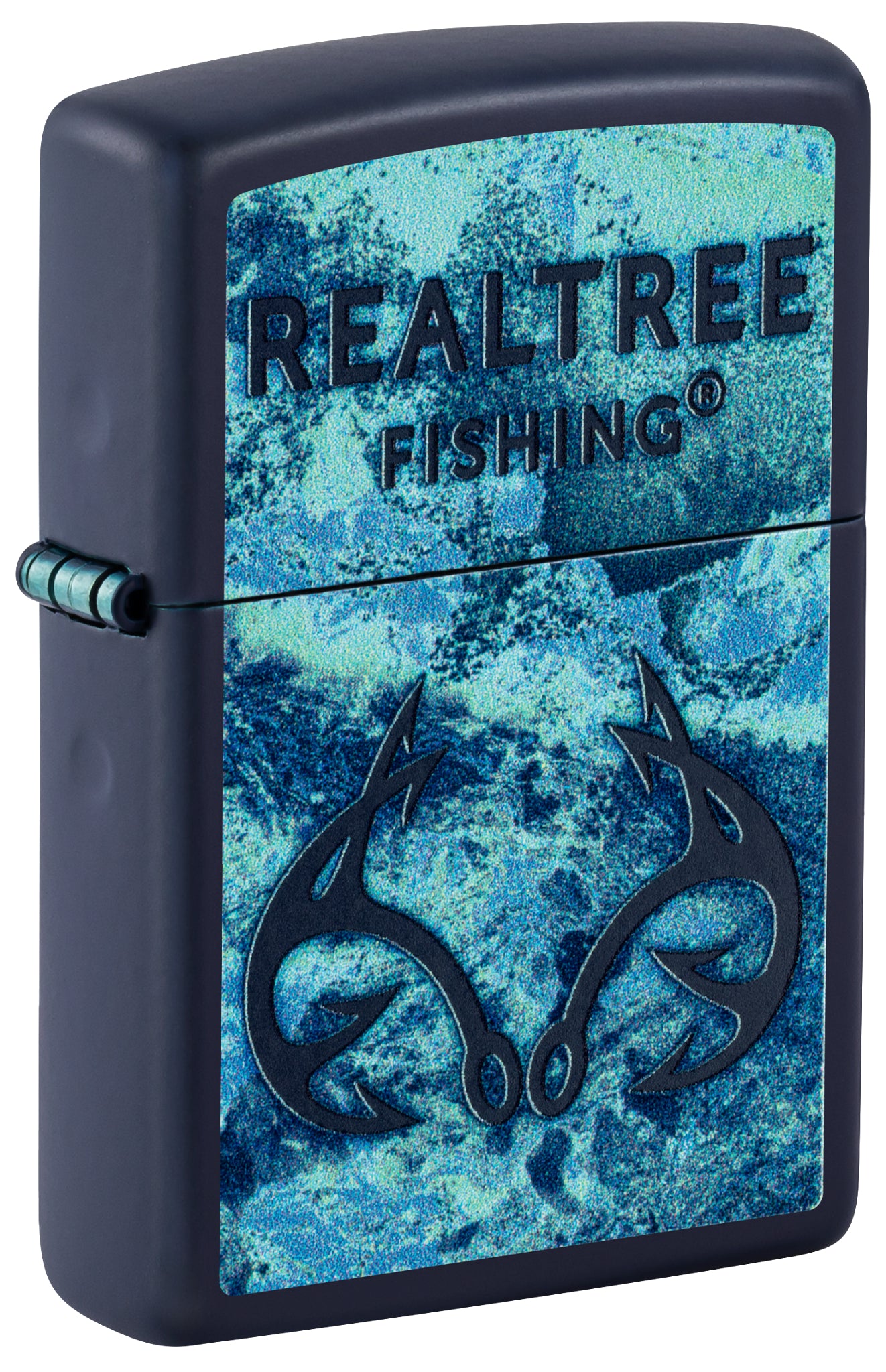 Zippo Realtree® Fishing™ Design Navy Matte Windproof Lighter 