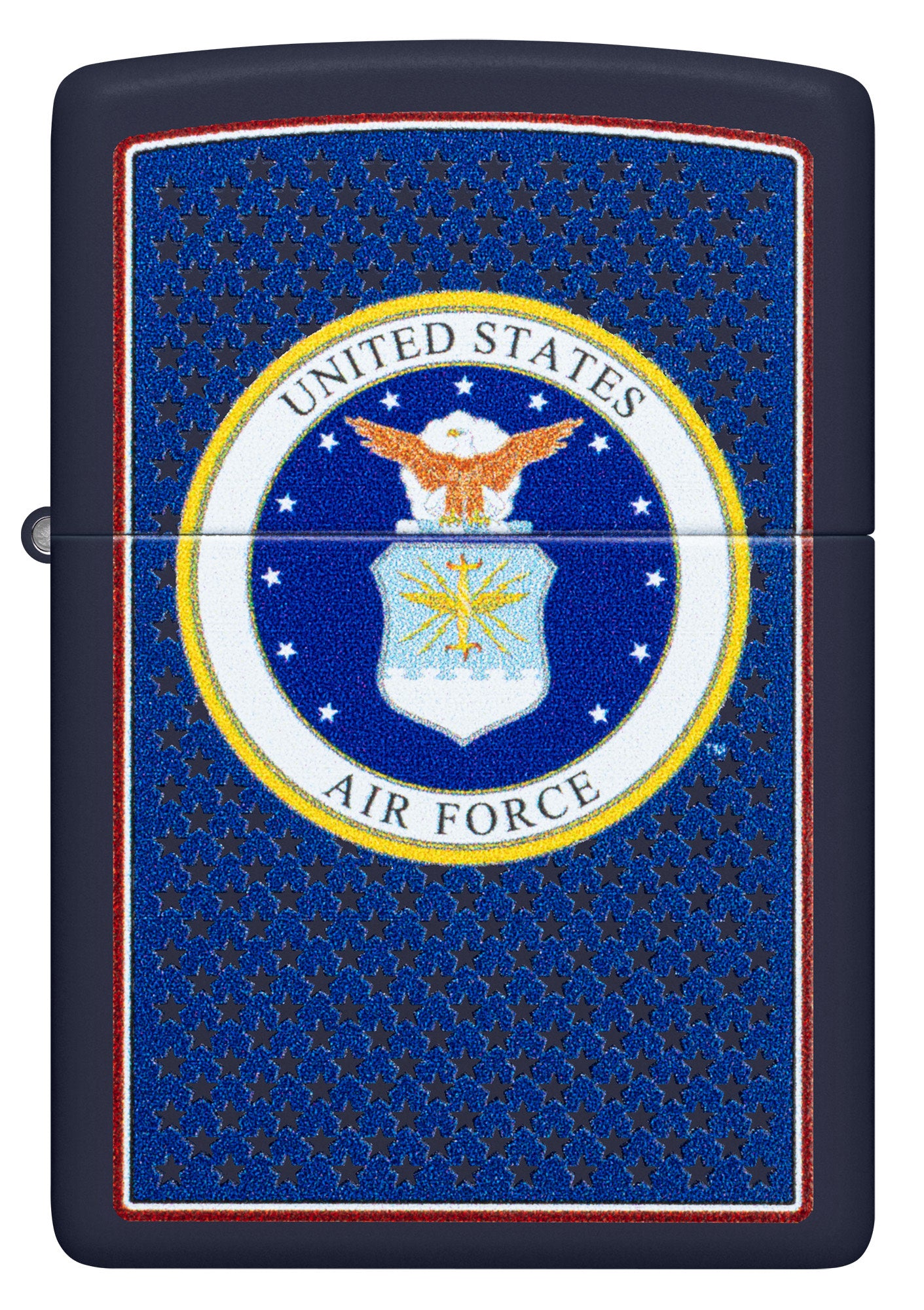 Front view of Zippo U.S. Air Forceâ„¢ Navy Matte Windproof Lighter.