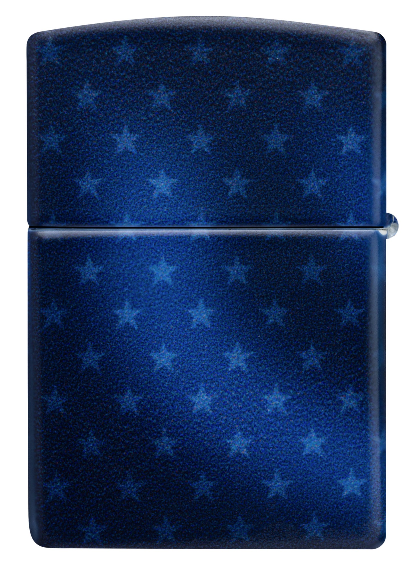 Back view of Zippo Folds of Honor Star-Studded Design 540 Matte Pocket Lighter.