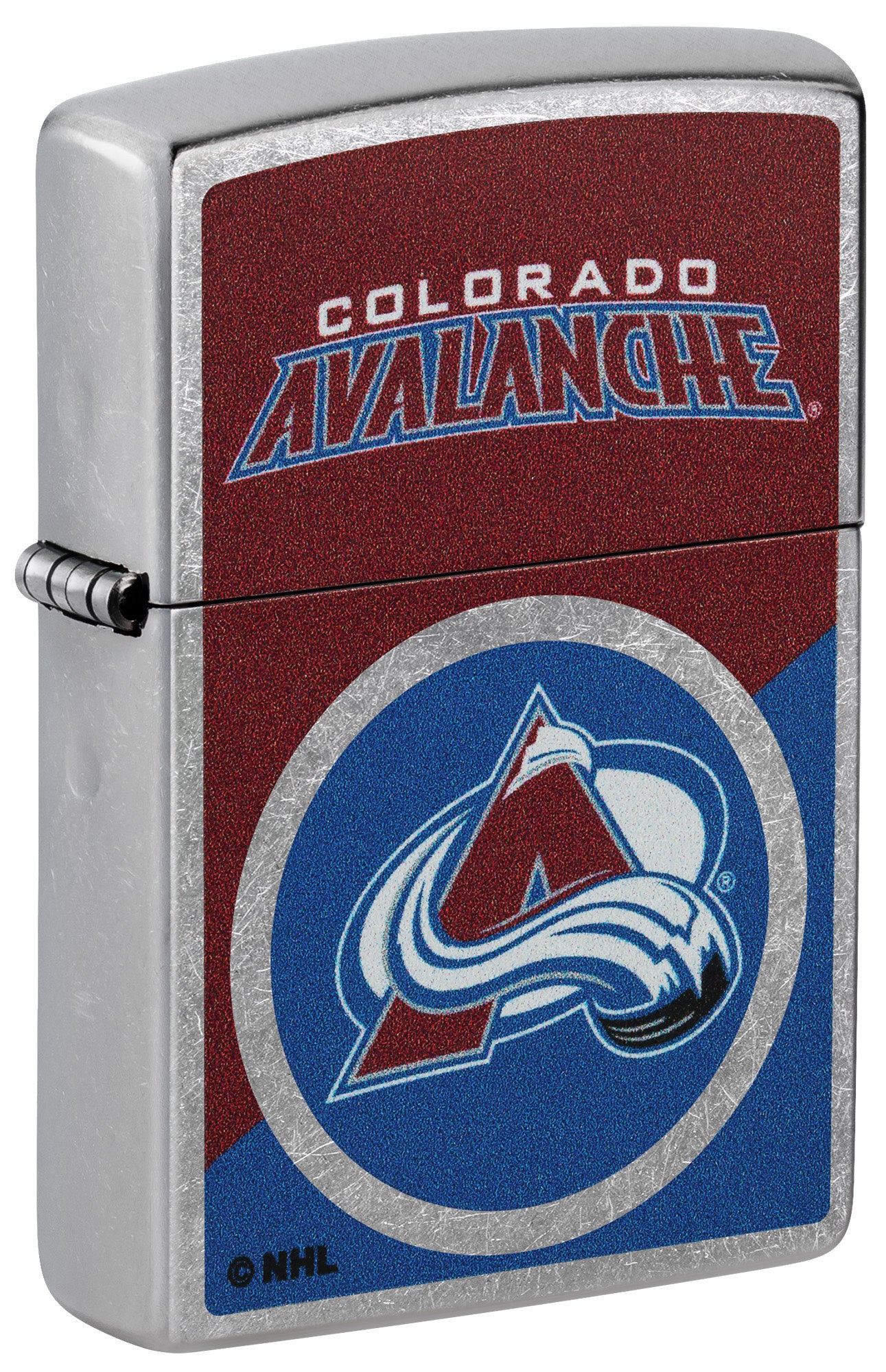Zippo NHL® Colorado Avalanche® Colorblock Logo Design Street