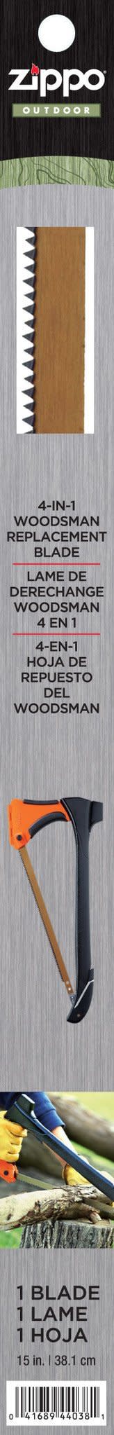 Woodsman Replacement Blades in packaging