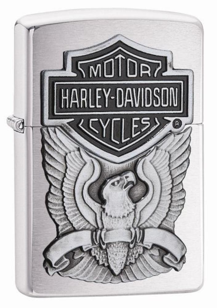 harley davidson cigarette lighter Harley Davidson Made in USA Brushed Chrome Zippo Lighter harley davidson cigarette lighter Harley Davidson Made in USA Brushed Chrome Zippo Lighter