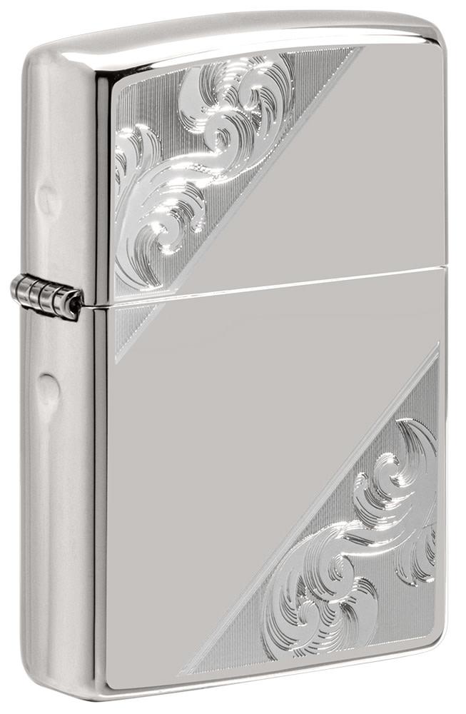 Sterling Silver Diagonal Filigree Design