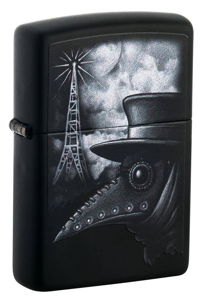 Plague of Disinformation Black Matte Windproof Lighter – Zippo USA