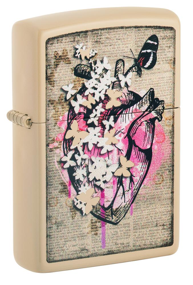 Literary Anatomy Flat Sand Windproof Lighter – Zippo USA