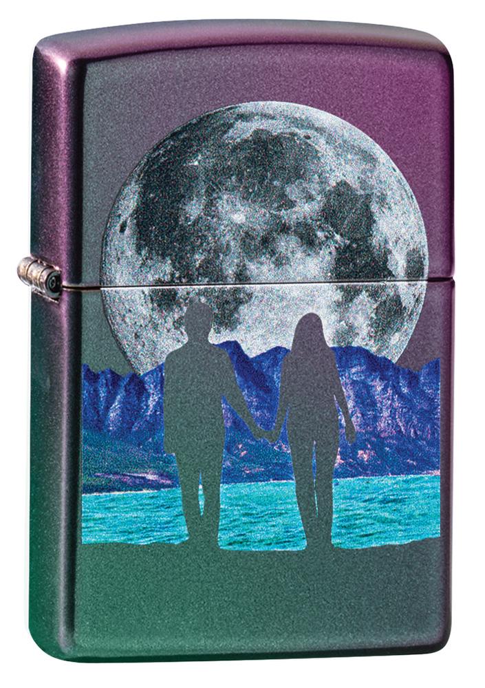 Moon Couple Design Iridescent Windproof Lighter – Zippo USA