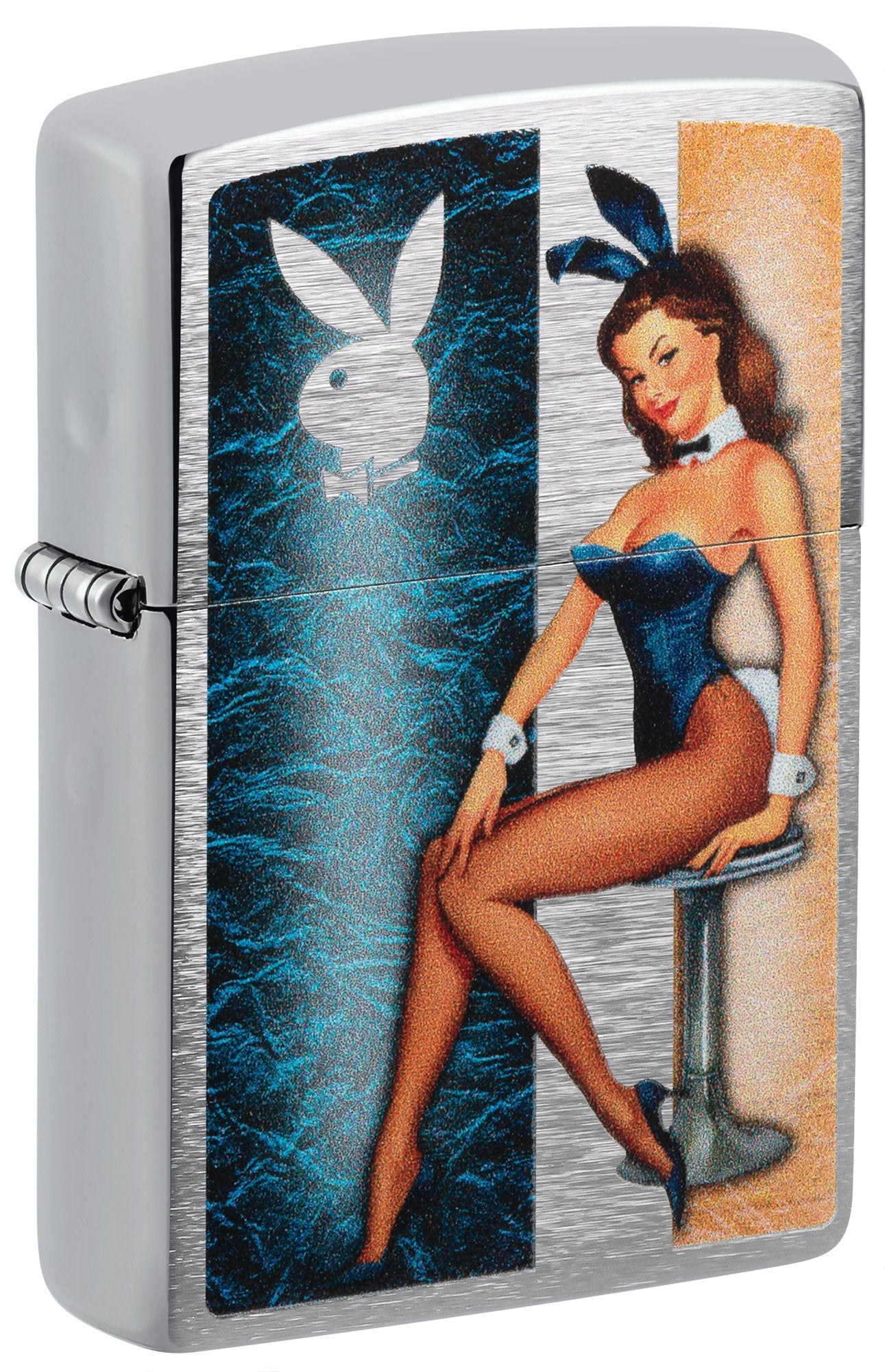 Zippo Playboy Playmate Brushed Chrome Windproof Lighter – Zippo USA