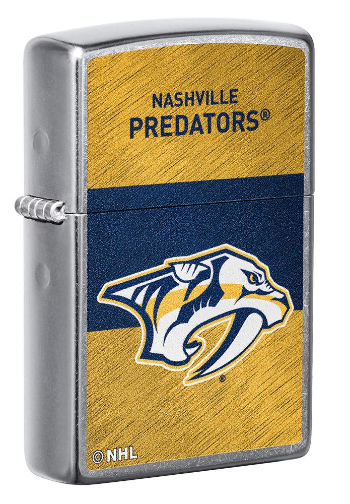 Nashville Predators® Icon Design Street Chrome Windproof Lighter
