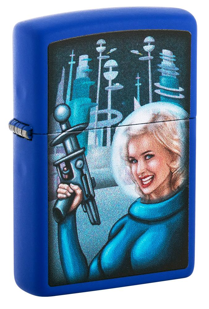 retro cigarette lighters Zippo Retro Futuristic Royal Blue Matte Pocket Lighter retro cigarette lighters Zippo Retro Futuristic Royal Blue Matte Pocket Lighter