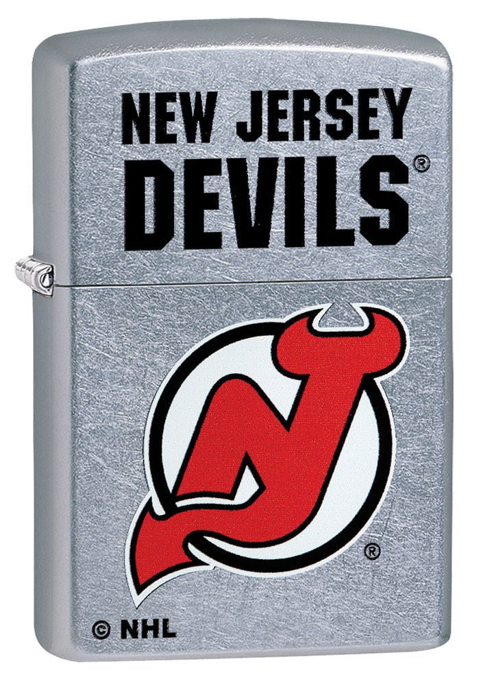 New Jersey Devils® Logo Design Street Chrome Windproof Lighter