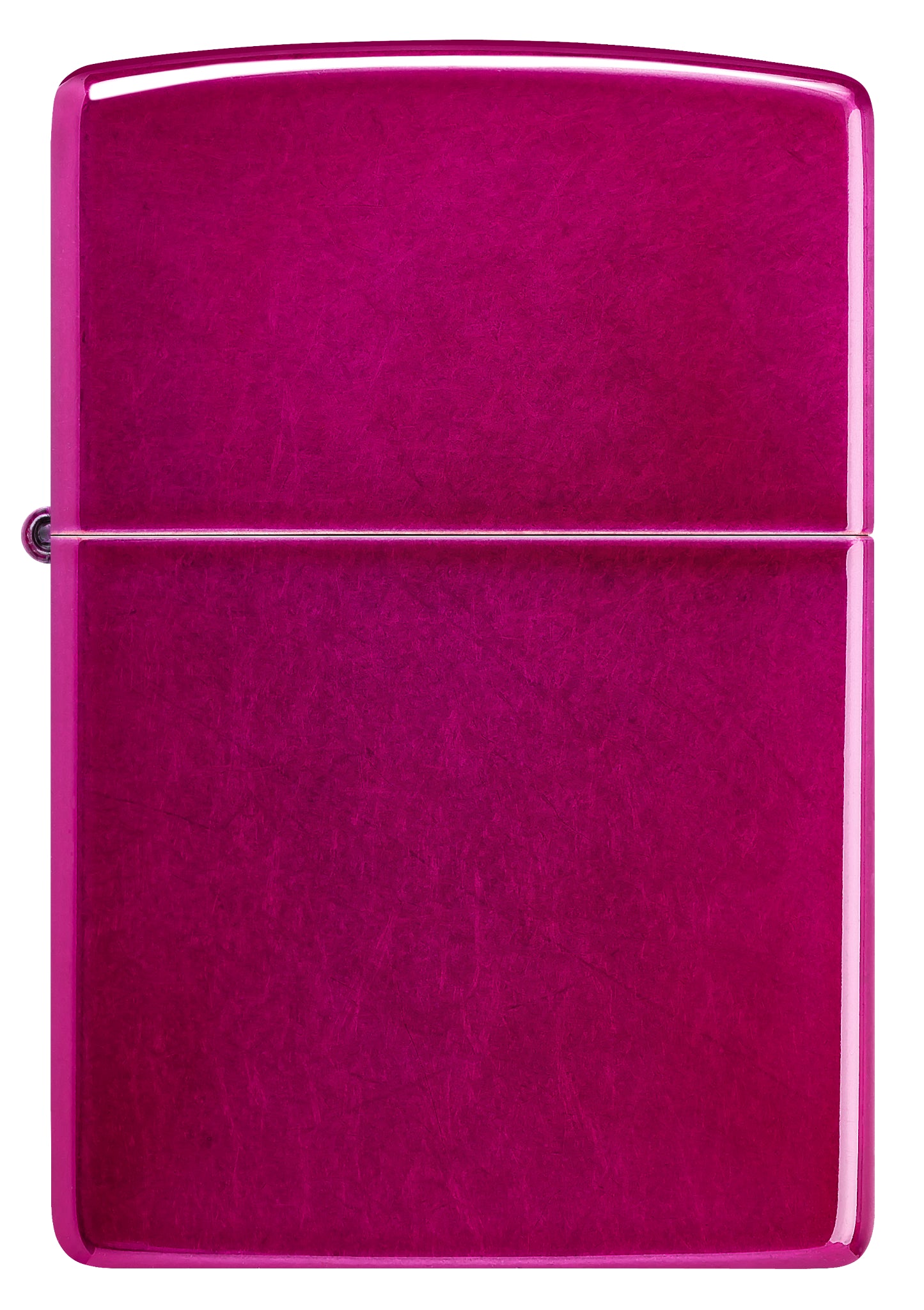 Front view of Zippo Classic Candy Raspberry Windproof Lighter.