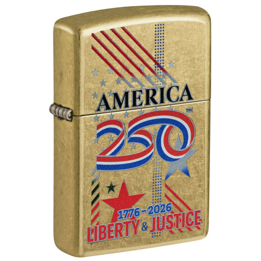 America250 Liberty & Justice Design - Brass