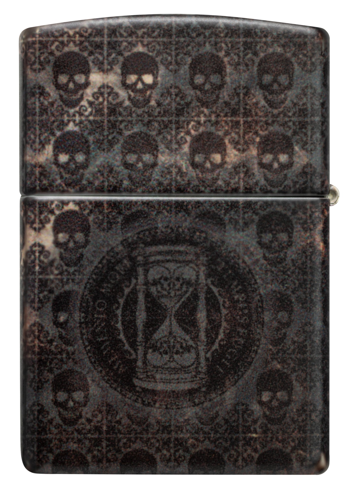 Back view of Zippo Anne Stokes The Ferryman Design 540 Matte Windproof Lighter.