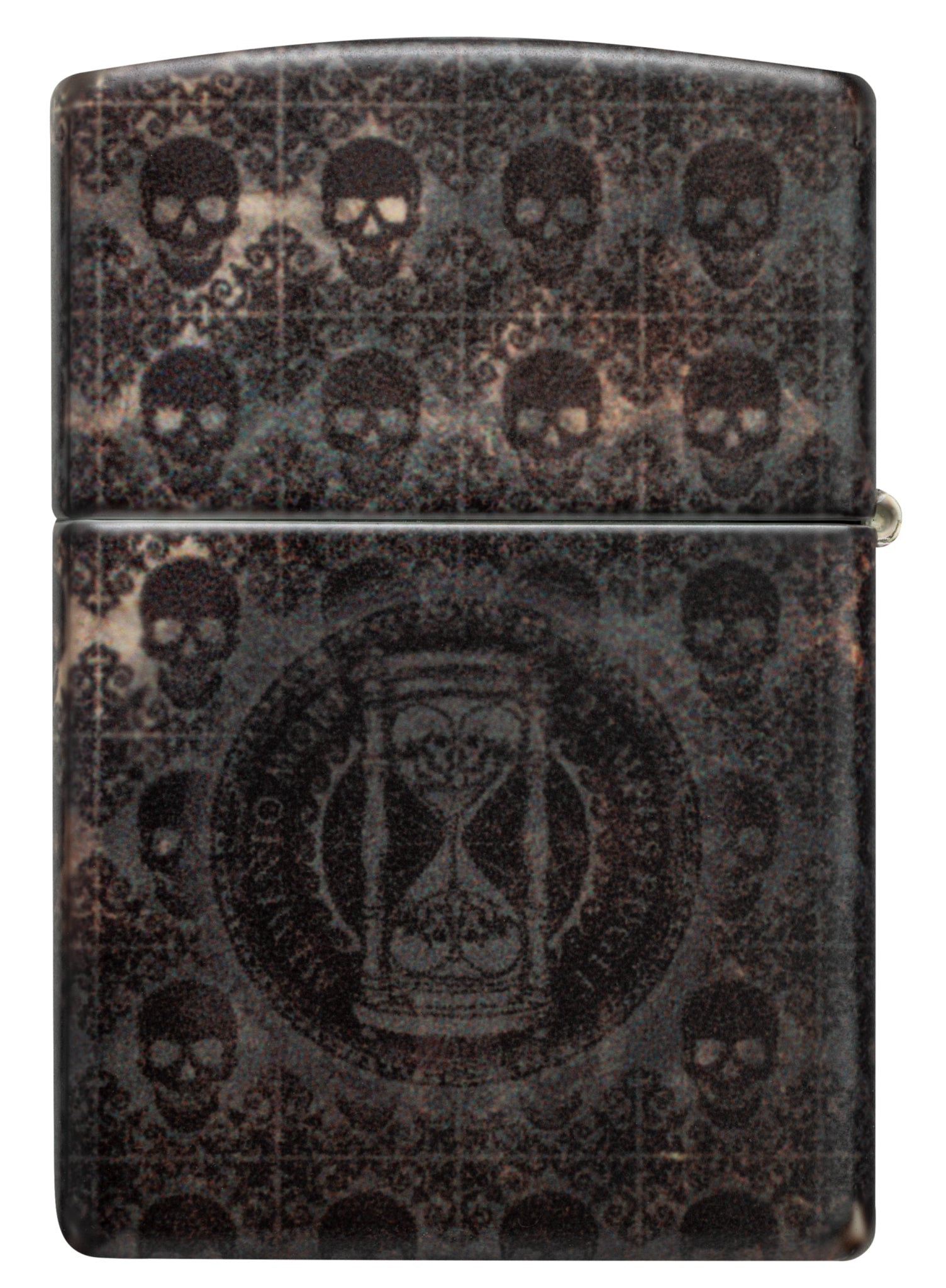 Back view of Zippo Anne Stokes The Ferryman Design 540 Matte Windproof Lighter.