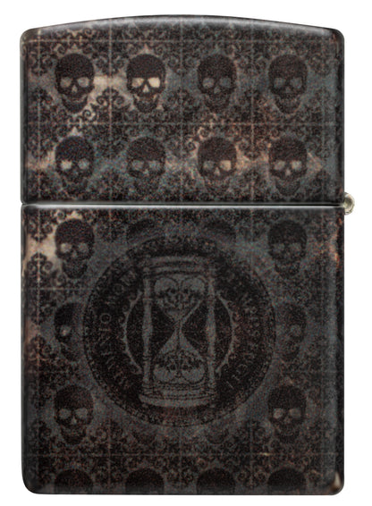 Back view of Zippo Anne Stokes The Ferryman Design 540 Matte Windproof Lighter.