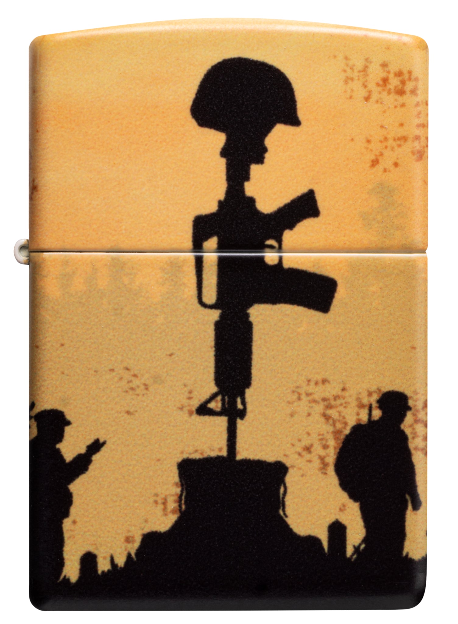 Front view of Zippo 2025 Veterans Day Commemorative 540 Matte Windproof Lighter.