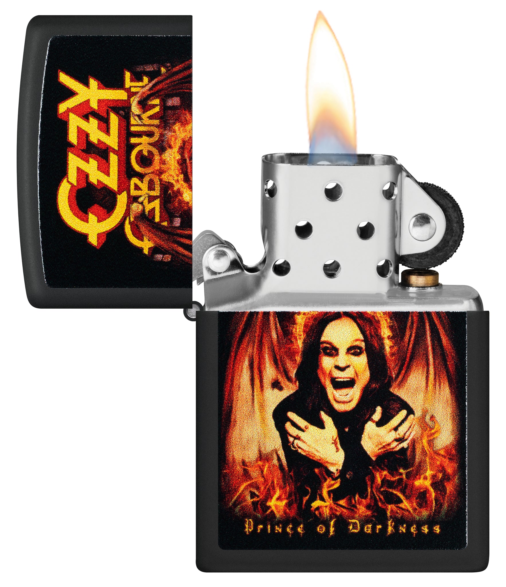 Zippo Ozzy Osbourne Prince of Darkness Design Black Matte