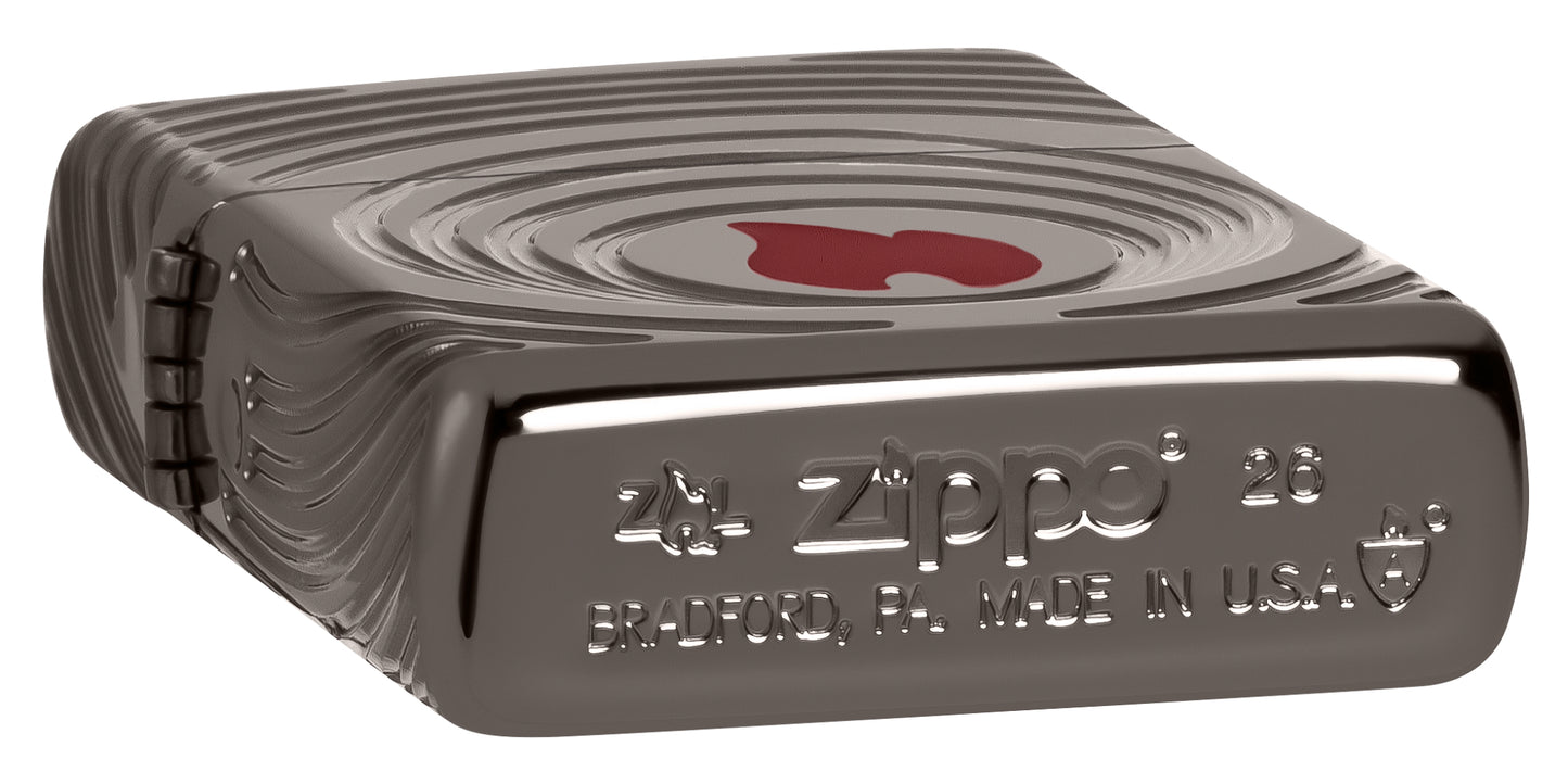 Bottom stamp view of Zippo 2026 Collectible of the Year Windproof Lighter.