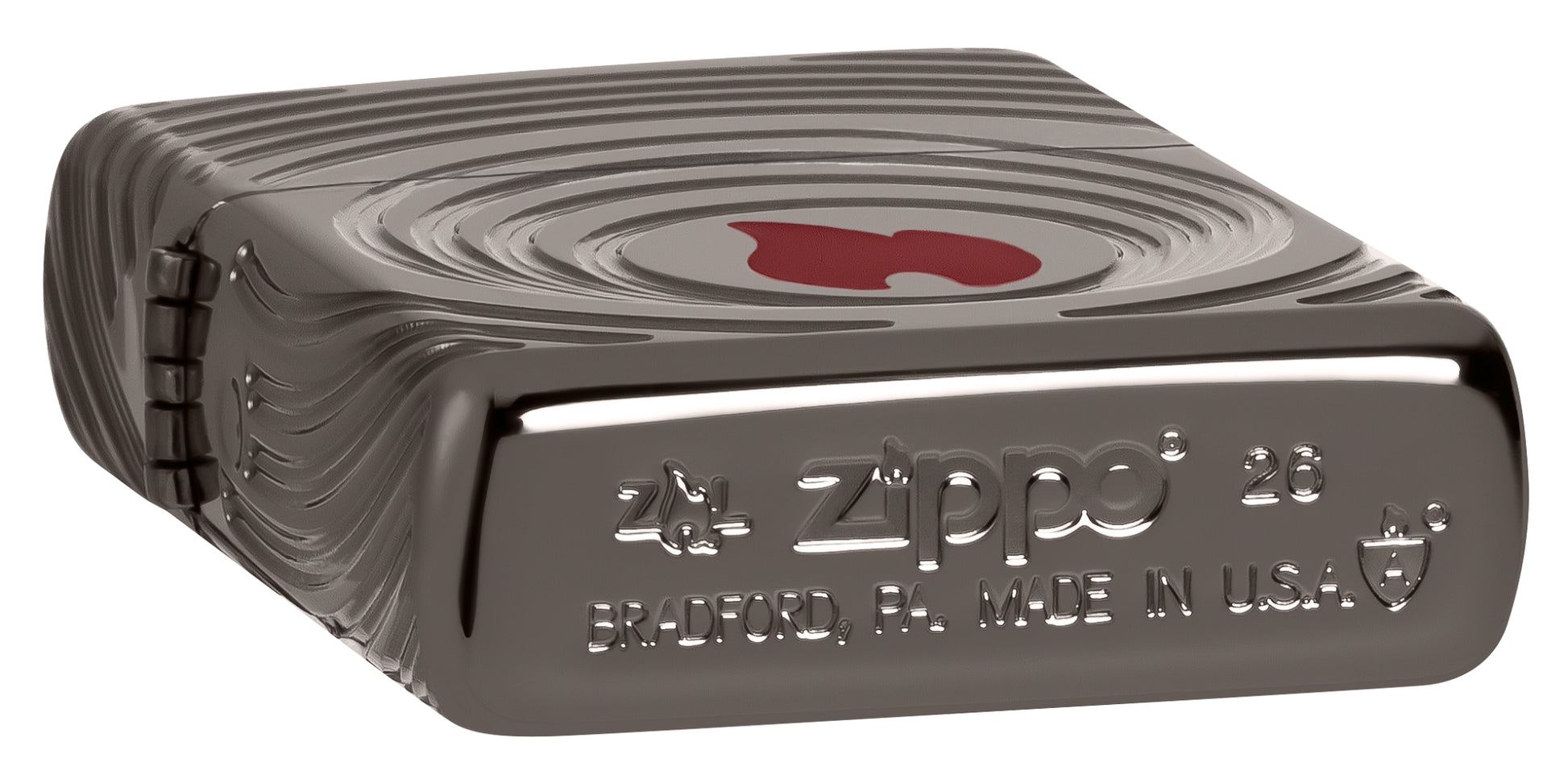 Bottom stamp view of Zippo 2026 Collectible of the Year Windproof Lighter.