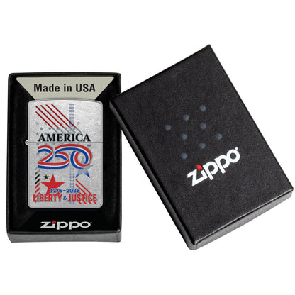 America250 Liberty & Justice Design - Chrome