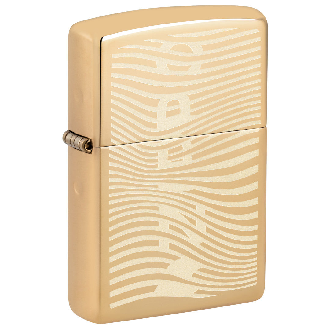 Front shot of the lighter in the Rolling Tray and Lighter Gift Set standing at a 3/4 angle.
