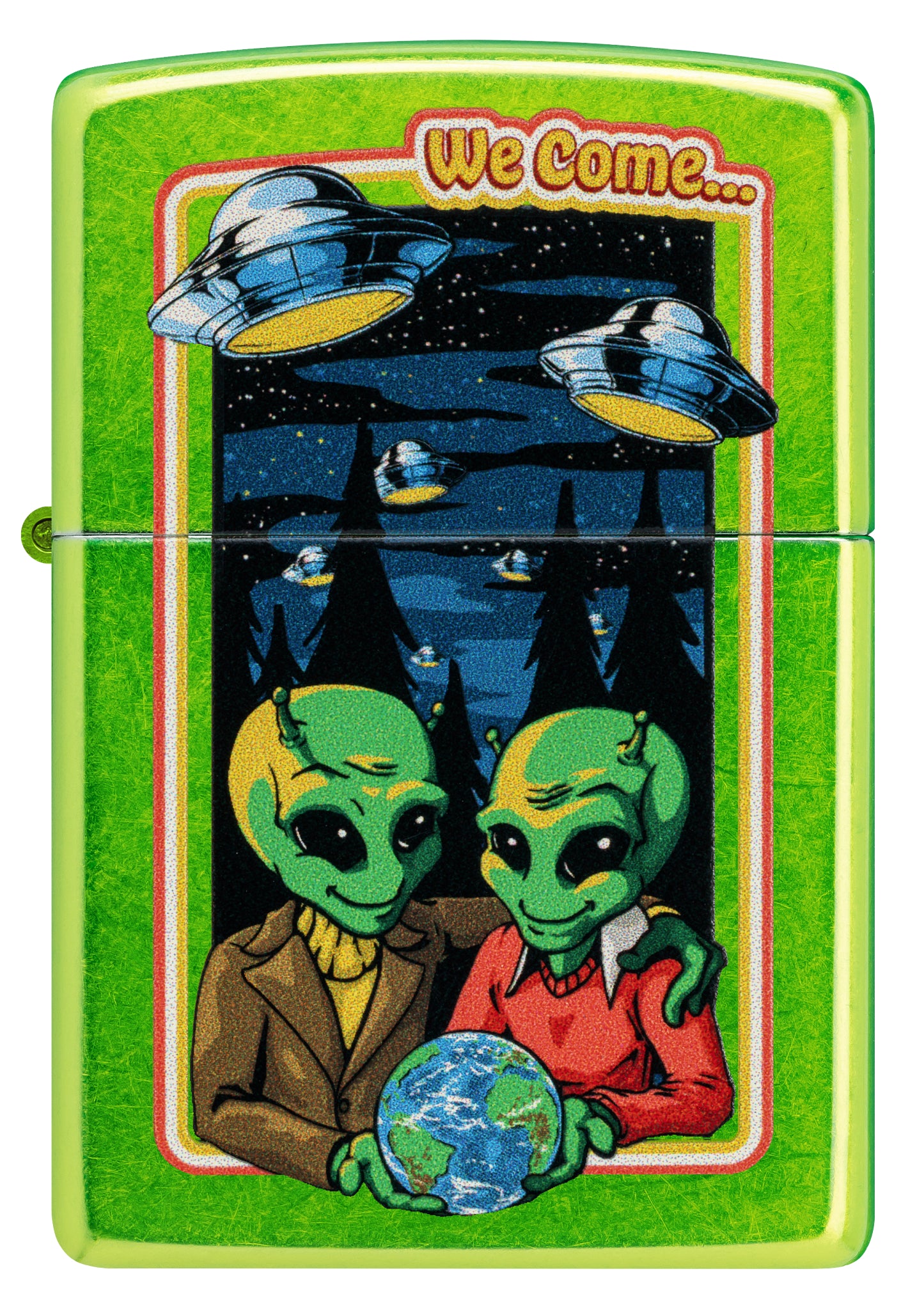 Zippo Take Me To Your Feeder Design Classic Lurid Windproof