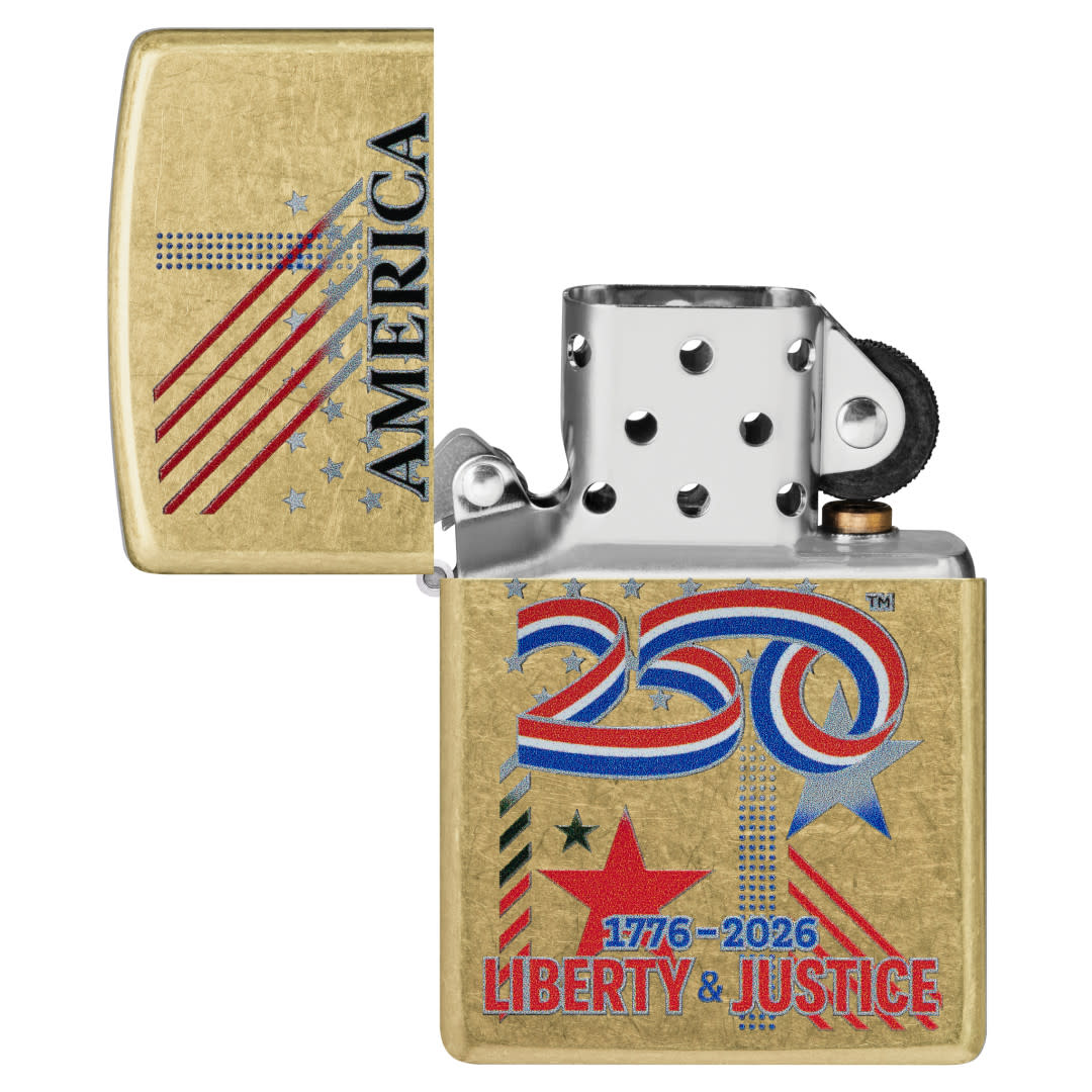 America250 Liberty & Justice Design - Brass