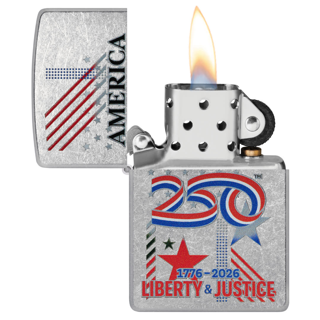 America250 Liberty & Justice Design - Chrome