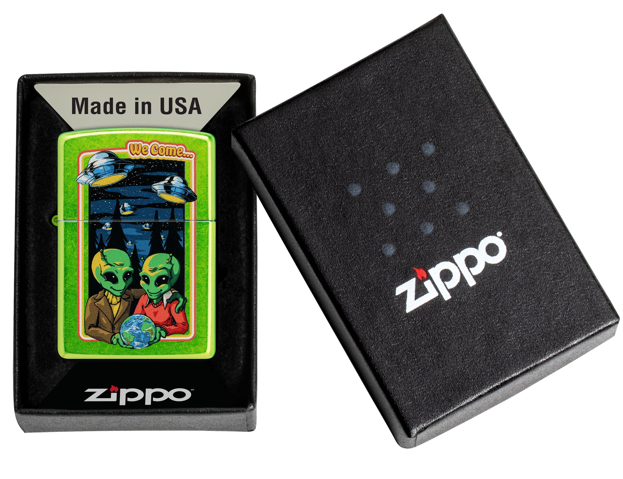 Zippo Take Me To Your Feeder Design Classic Lurid Windproof