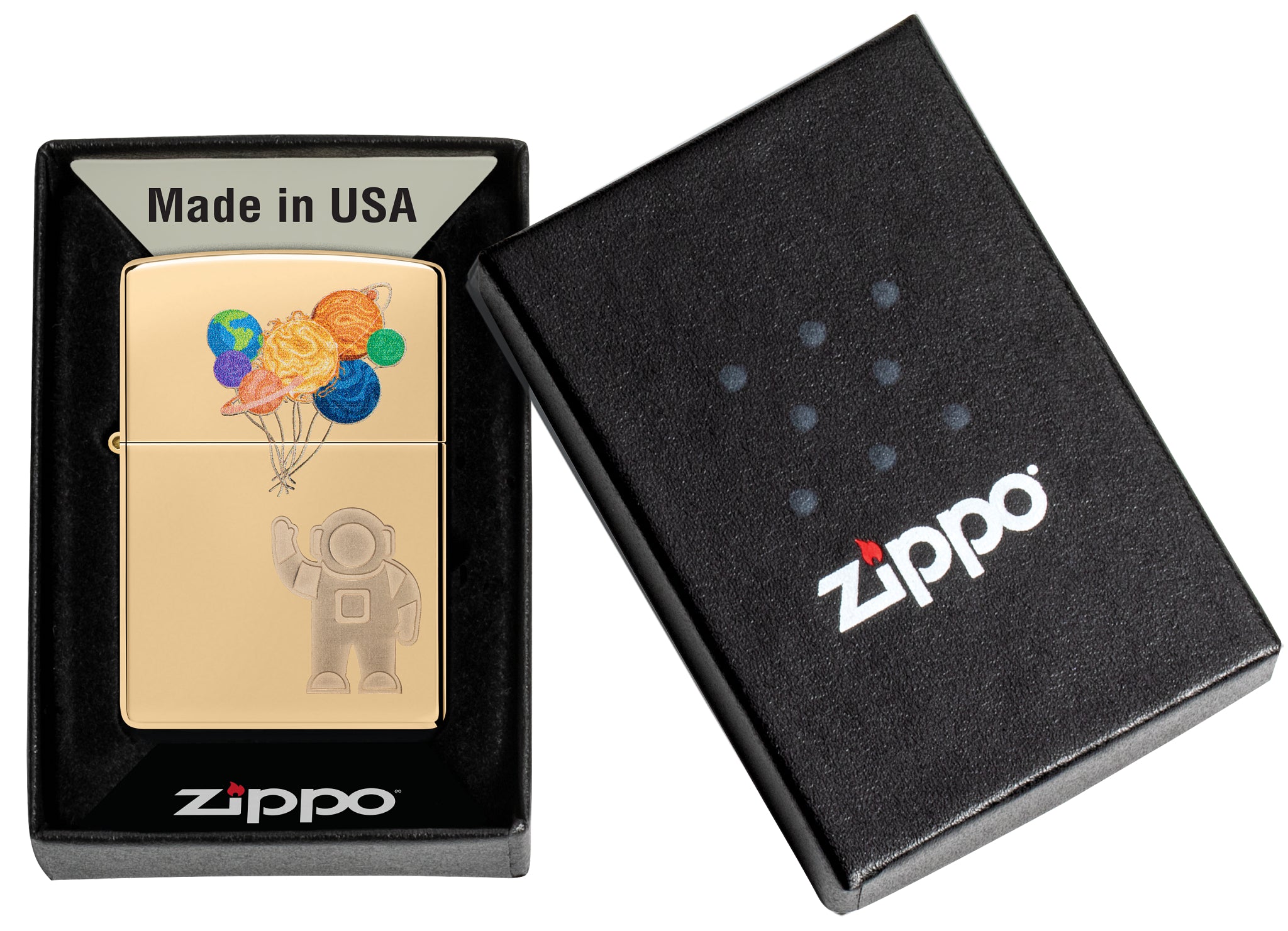✨ポッポタンス✨ Zippo Liftoff Design High Polish Brass Windproof Lighter – Zippo USA