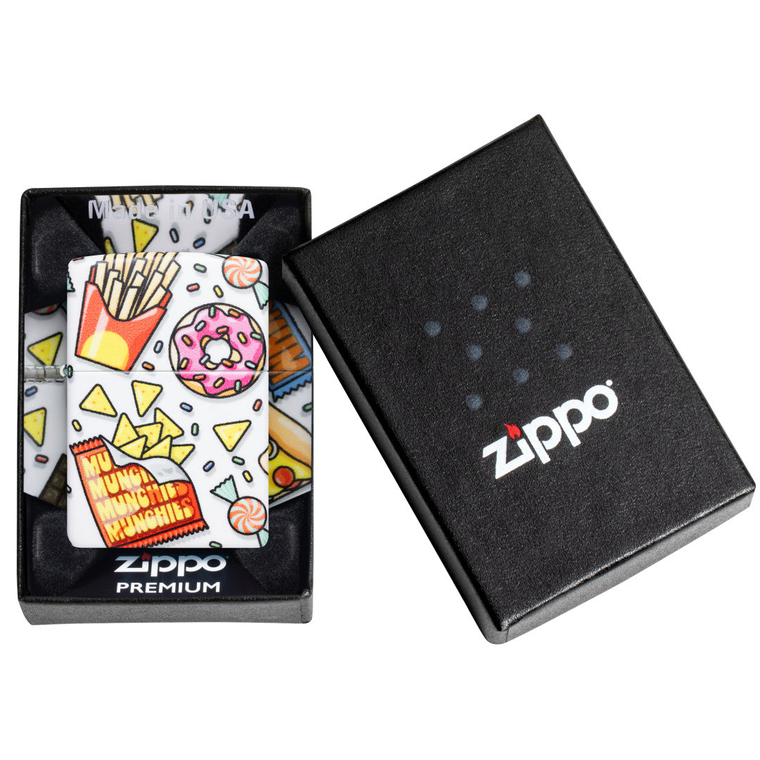 Zippo Munchies Design 540 Matte Windproof Lighter – Zippo USA