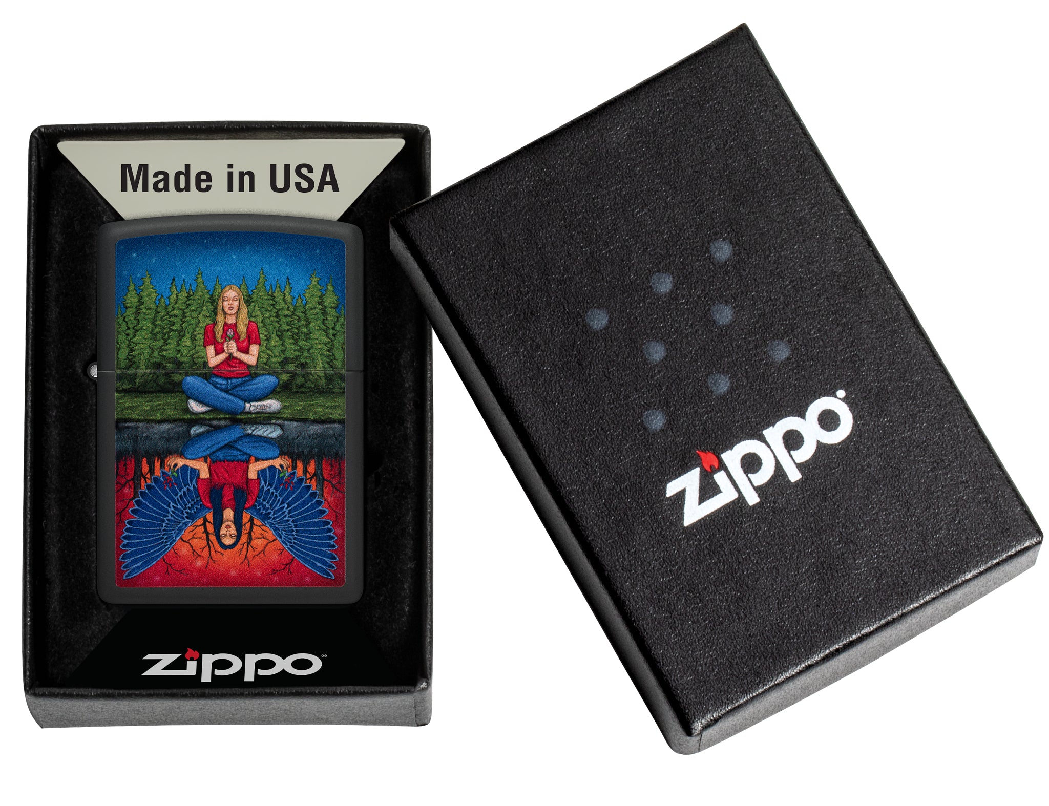 Zippo Dual State Design Black Matte Windproof Lighter – Zippo USA
