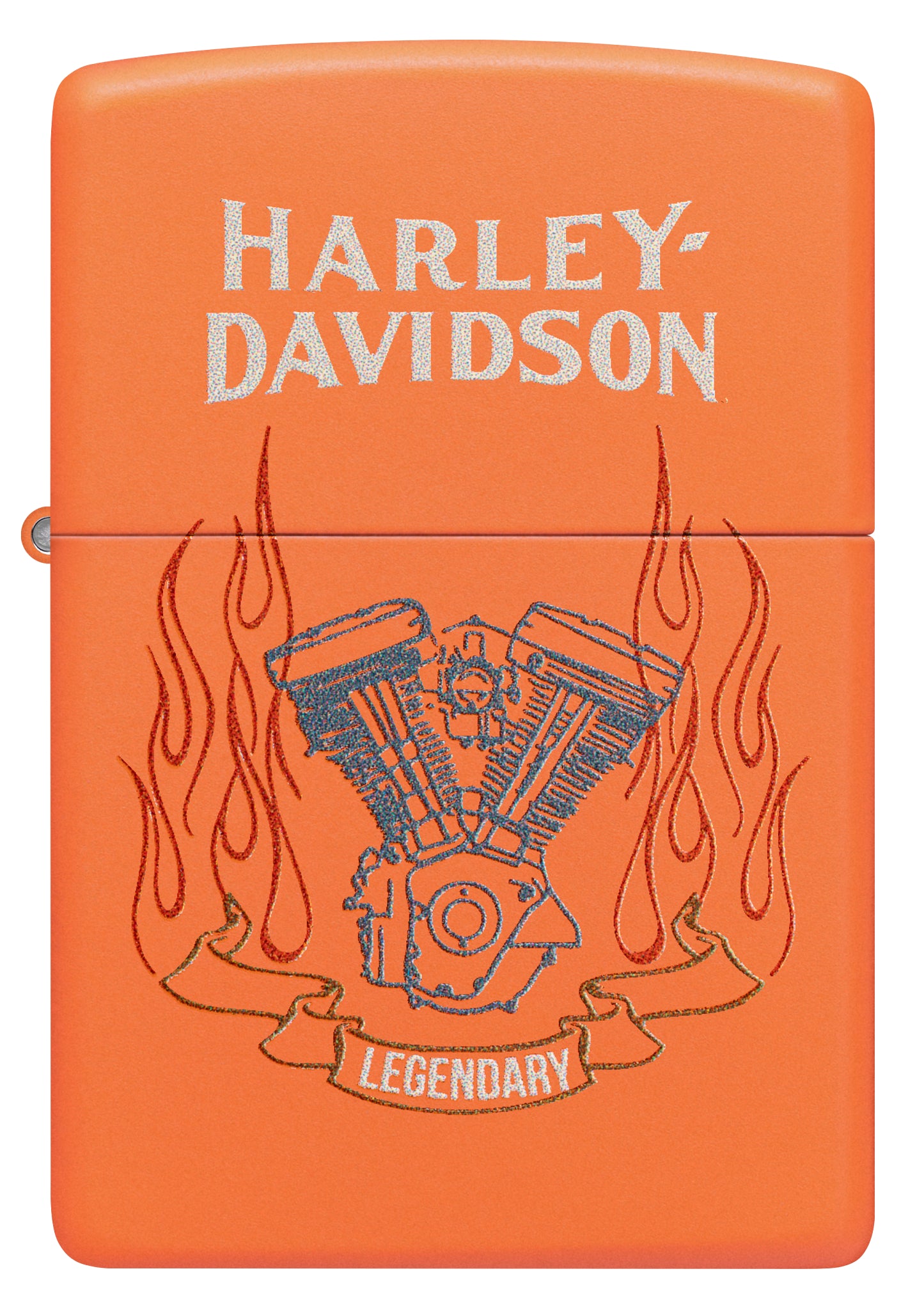 Zippo Harley-Davidson® Legendary Design Orange Matte Windproof
