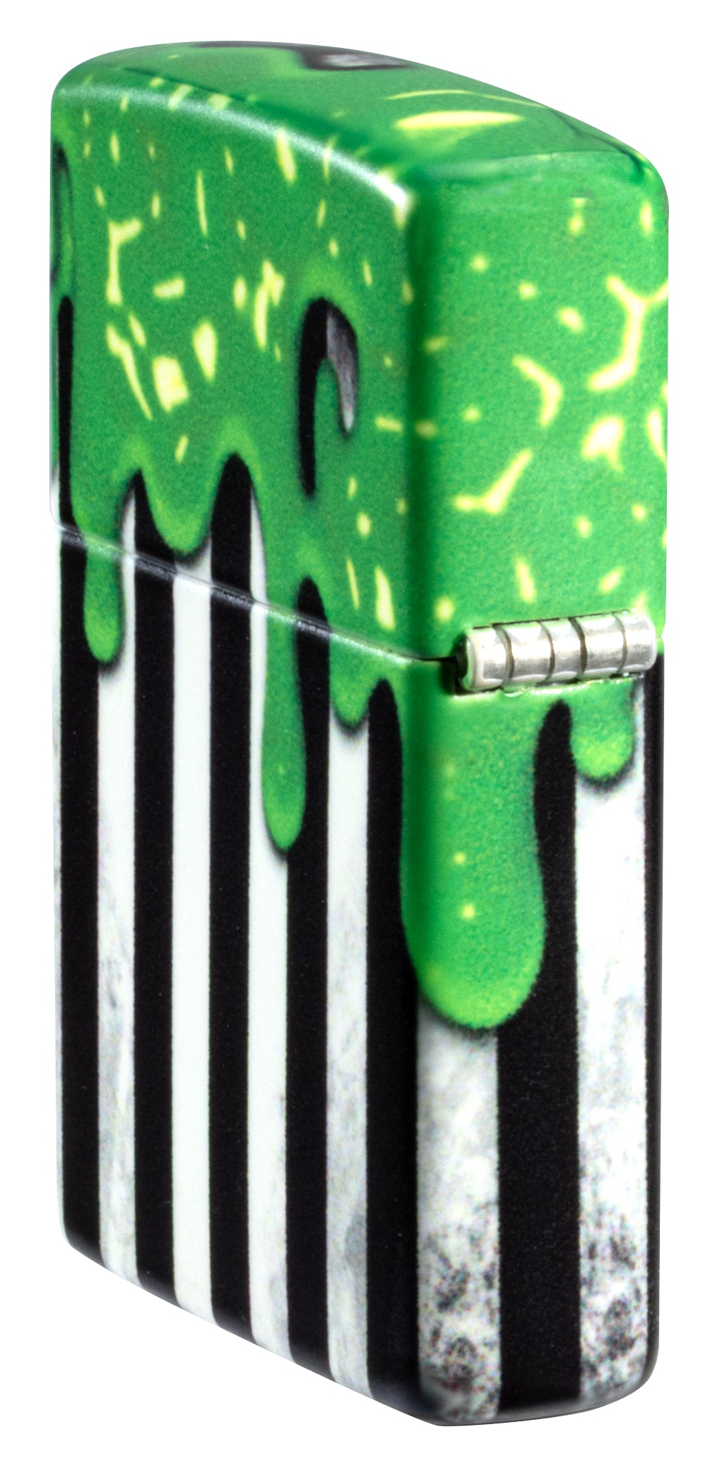 Zippo Glowing Goo Design Glow-in-the-Dark Green Windproof Lighter