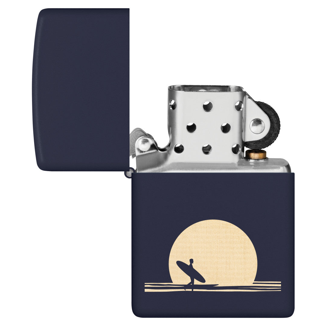 Zippo Sun and Surf Design Navy Matte Windproof Lighter – Zippo USA