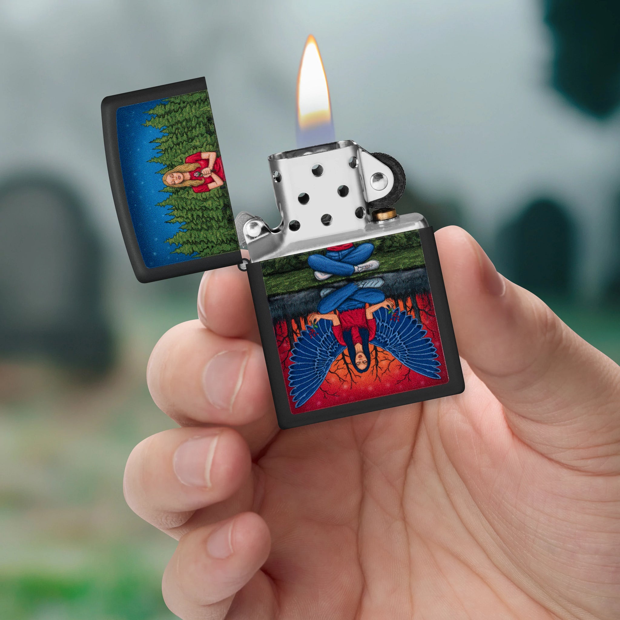 Zippo Dual State Design Black Matte Windproof Lighter – Zippo USA