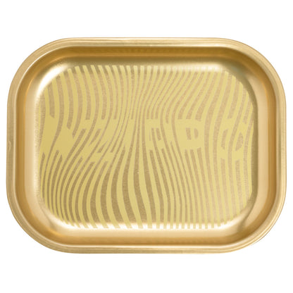 Top view of the tray in the Rolling Tray and Lighter Gift Set.