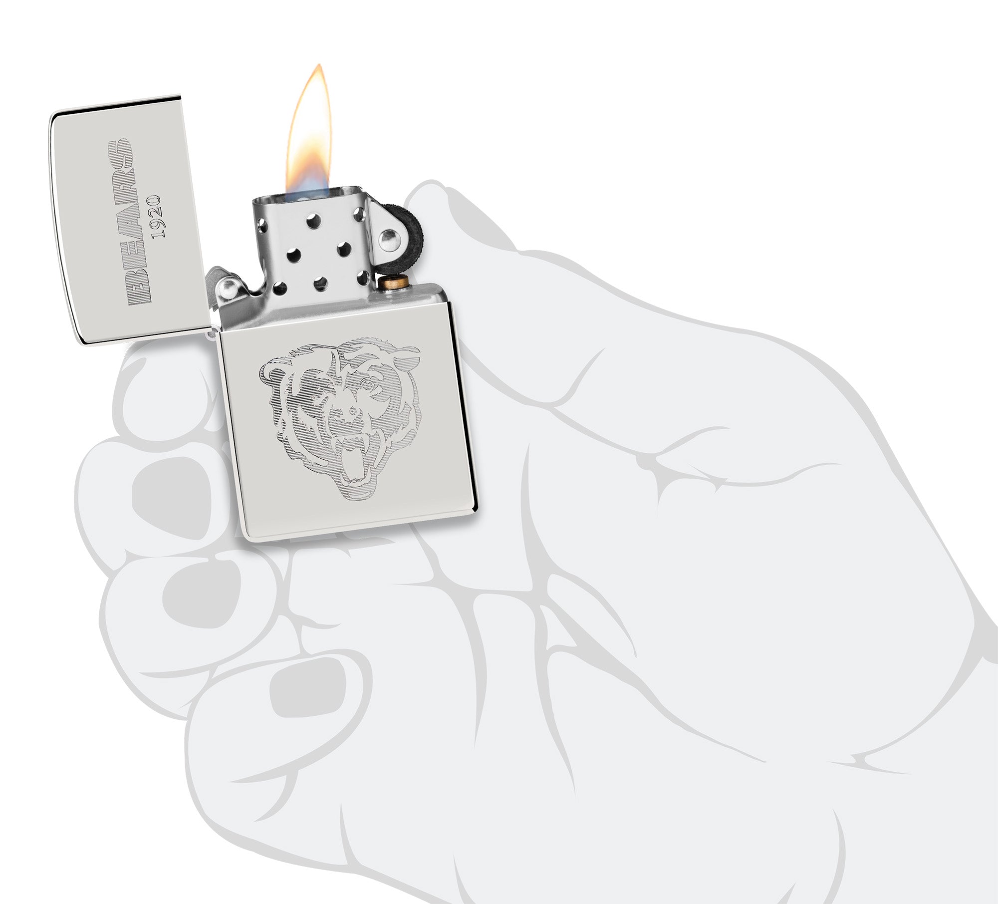 NFL Sterling Silver Collectible – NFC North Windproof Lighters