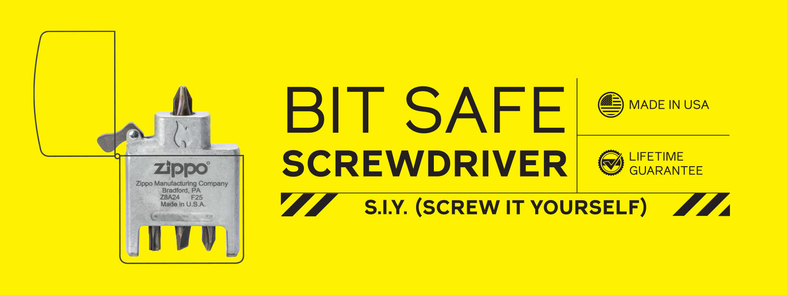 ア*ス様 SLW Cep50s Fire BiteMarker Zippo Bit Safe USA 4-in-1 Screwdriver Lighter Insert – Zippo USA