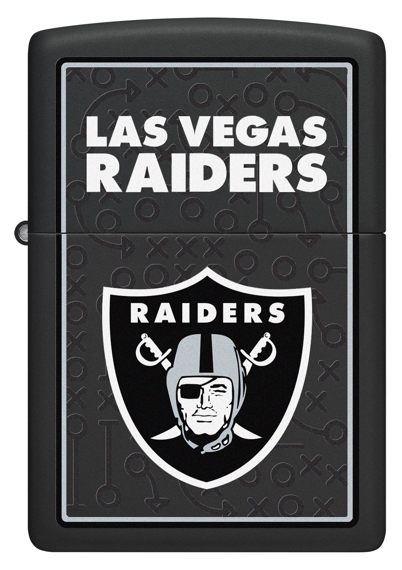 Zippo NFL Las Vegas Raiders Black Matte Windproof Lighter