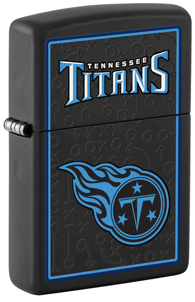 Zippo NFL Tennessee Titans Playbook Design Black Matte Windproof