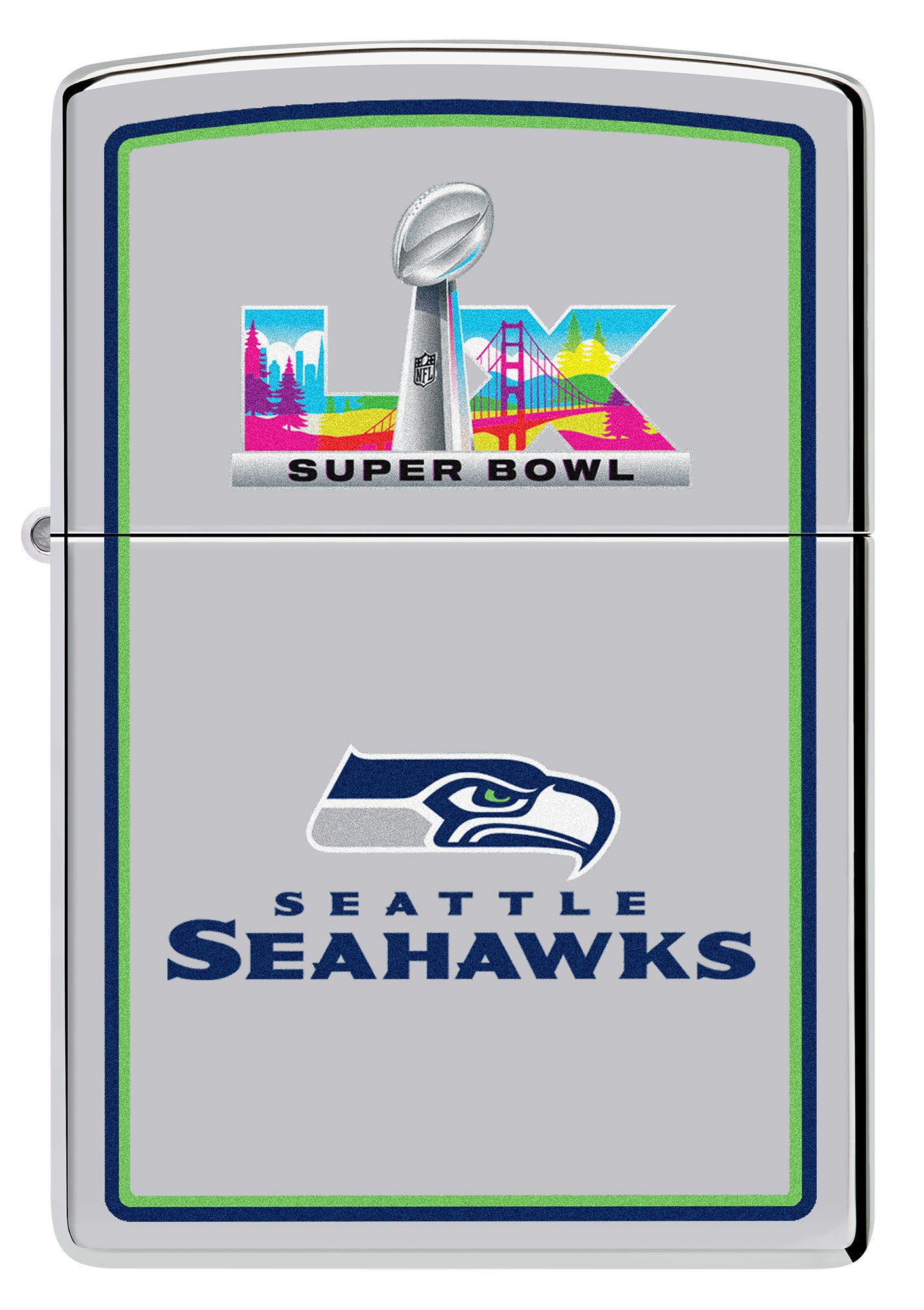 zippo NFL SUPER BOWL Championship 限定 NFL Super Bowl LX - Seattle Seahawks – Zippo USA