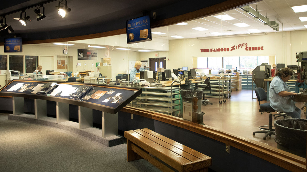 A glance into Zippo's famous Repair Center