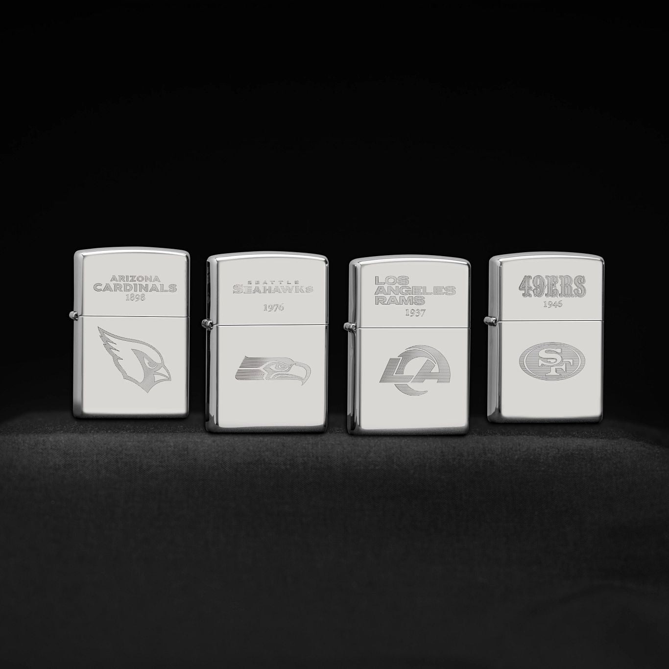 NFL Sterling Silver Collectible – NFC West Windproof Lighters
